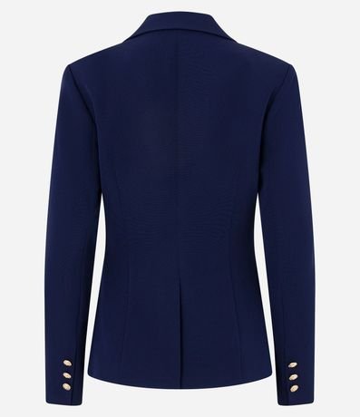 Blazer en Crepé con Botón Solo y Bolsillo con Solapa 10