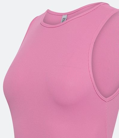 Body Básico en Rib con Cuello Halter 7
