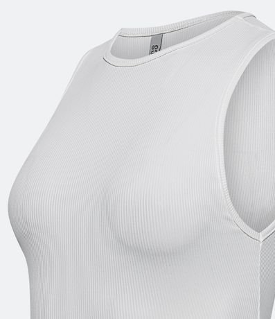 Body Básico en Rib con Cuello Halter 2