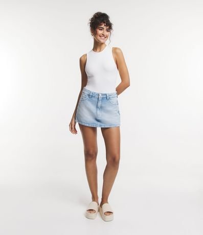 Body Básico en Rib con Cuello Halter 2