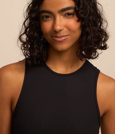 Body Básico en Rib con Cuello Halter 5