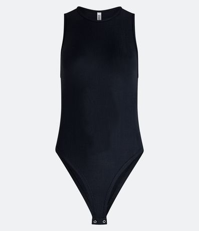 Body Básico en Rib con Cuello Halter 6