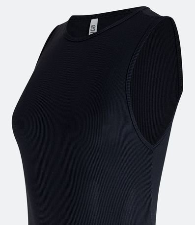 Body Básico en Rib con Cuello Halter 8