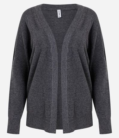 Cardigan Básico en Punto Leve 4