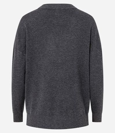 Cardigan Básico en Punto Leve 5