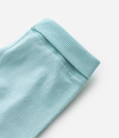 Pantalones Infantiles con Cintura Doblada y Lazo Aplicado - Talle RN a 18 meses 3