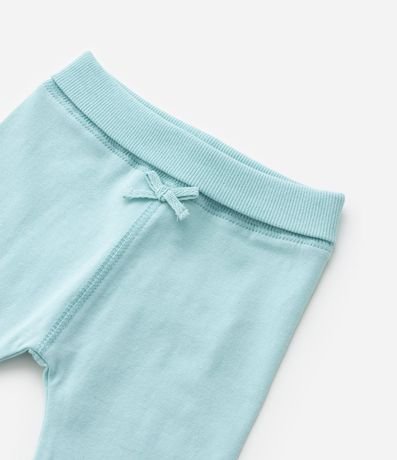 Pantalones Infantiles con Cintura Doblada y Lazo Aplicado - Talle RN a 18 meses 5