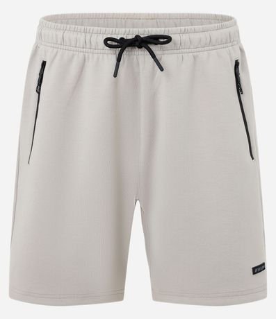 Bermuda Deportiva con Cintura Elástica y Cremallera en el Bolsillo 7