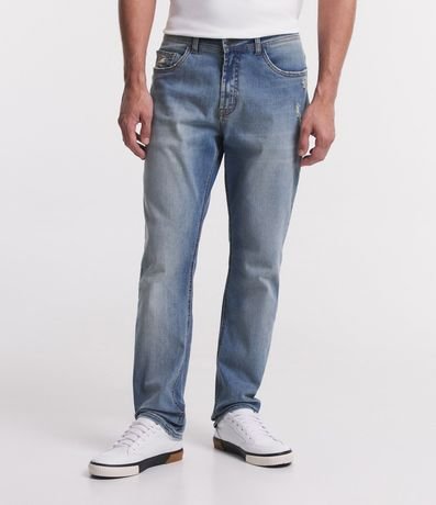 Pantalón Slim Jeans con Bolsillos y Deshilachados 2