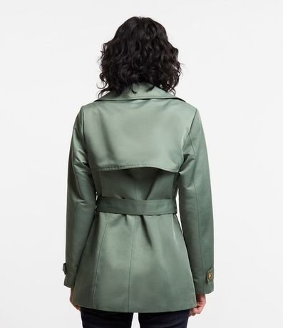 Buzo Trench Coat Alfaiatado con Detalles Acetinados 5