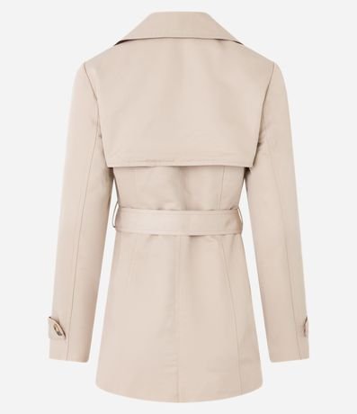 Buzo Trench Coat Alfaiatado con Detalles Acetinados 11
