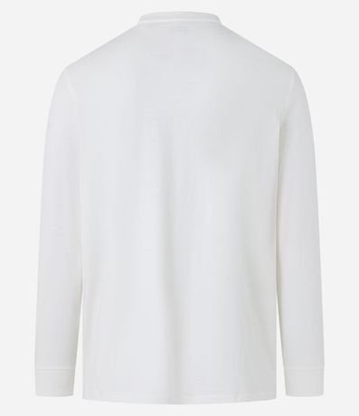 Remera Básica en Algodón con Puño Ajustado y Tag en el Bajo 6