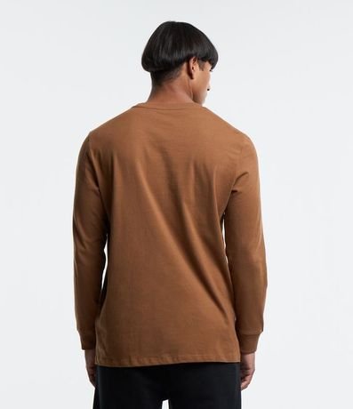 Remera Básica en Algodón con Puño Ajustado y Tag en el Bajo 3