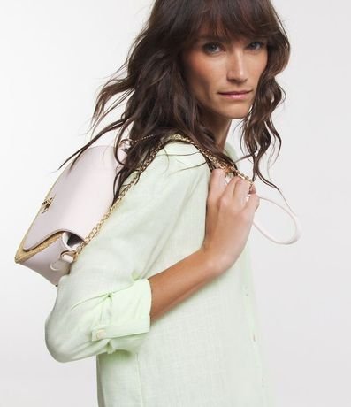 Camisa en Viscolino con Escote V 5