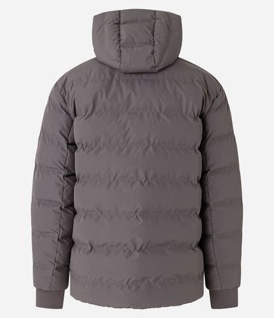 Campera Puffer Deportiva sin Costura con Capucha 7