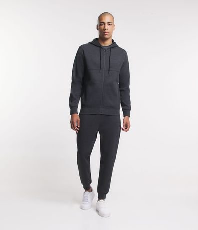 Pantalón Deportivo Básico en Algodón Felpudo 2