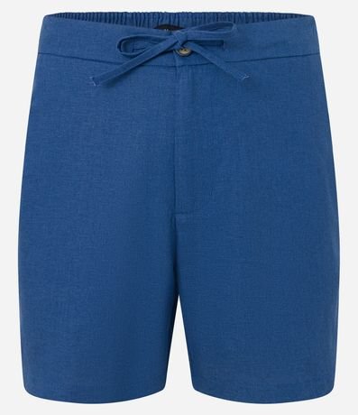 Bermuda Slim en Viscolino con Cordón y Bolsillos 5