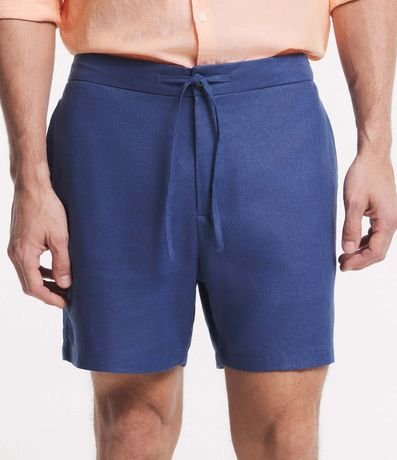 Bermuda Slim en Viscolino con Cordón y Bolsillos 2