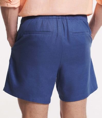 Bermuda Slim en Viscolino con Cordón y Bolsillos 3