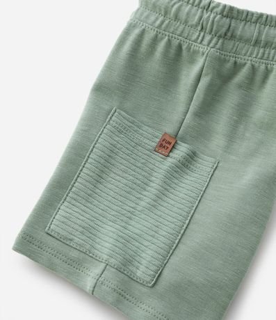 Bermuda Infantil con Bolsillo Texturizado - Talle 1 a 5 años 4