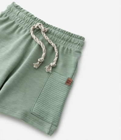 Bermuda Infantil con Bolsillo Texturizado - Talle 1 a 5 años 5