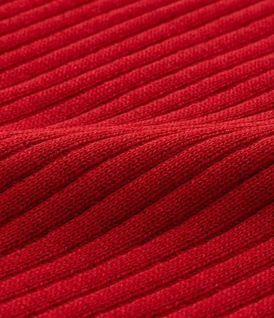 Blusa Manga Larga de Punto Acanalado Curve & Plus Size 7