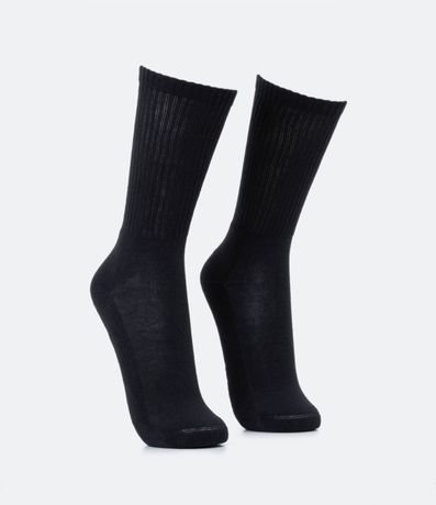 Media Caña Larga en Algodón con Textura Acanalada 2