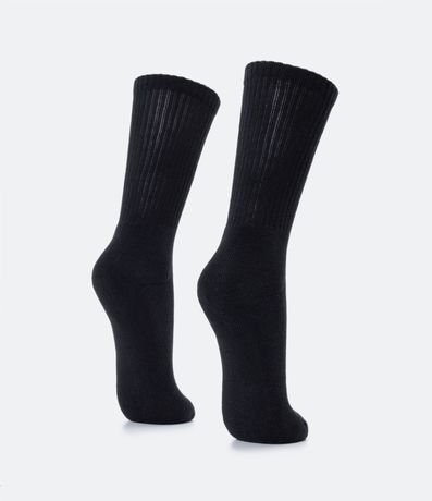 Media Caña Larga en Algodón con Textura Acanalada 3