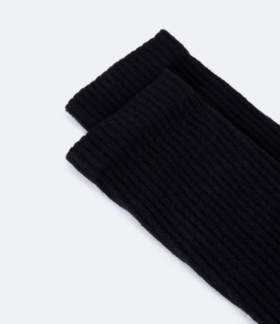 Media Caña Larga en Algodón con Textura Acanalada 4