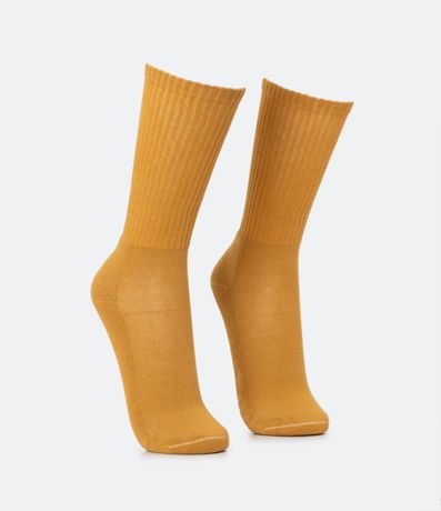 Media Caña Larga en Algodón con Textura Acanalada 2
