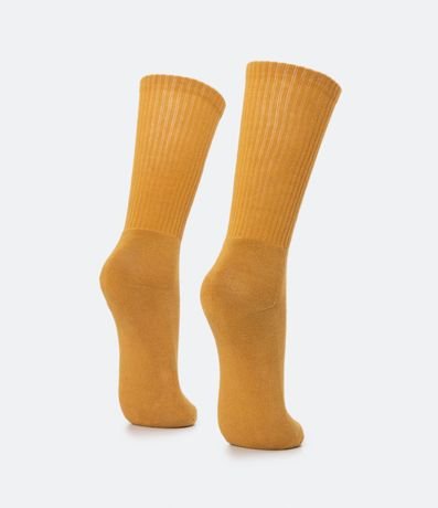 Media Caña Larga en Algodón con Textura Acanalada 3