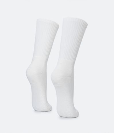 Media Caña Larga en Algodón con Textura Acanalada 3