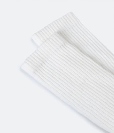 Media Caña Larga en Algodón con Textura Acanalada 4