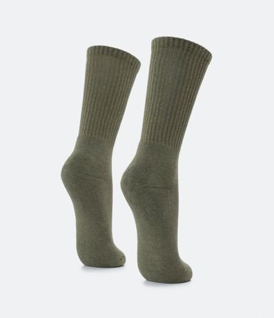 Media Caña Larga en Algodón con Textura Acanalada 3