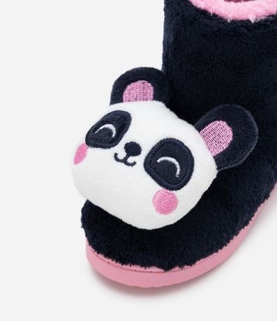 Pantufla Bota Infantil con Panda - Talle 19 al 28 5