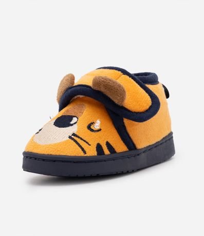 Pantufla Cerrado Infantil con Bordado de Tigrito - Talle 19 al 28 5