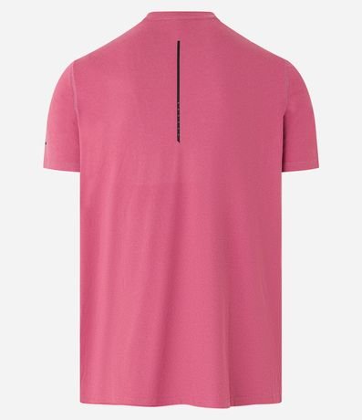 Remera Deportiva con Etiqueta en la Barra y Manga Corta 2