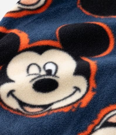 Saco Infantil en Fleece con Cuello Alto y Estampado del Mickey - Talle 1 a 5 años 3