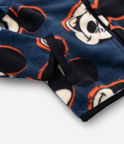 Saco Infantil en Fleece con Cuello Alto y Estampado del Mickey - Talle 1 a 5 años 4