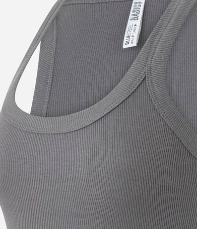 Blusa Musculosa en Rib con Textura Acanalada 6