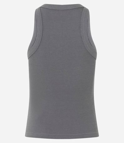 Blusa Musculosa en Rib con Textura Acanalada 7