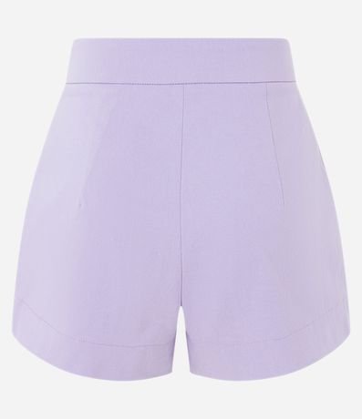 Short en Bengaline con Cremallera Tratorado en la Lateral 2