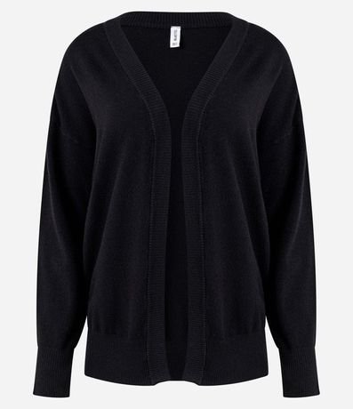 Cardigan Básico en Punto Leve 4