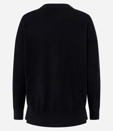 Cardigan Básico en Punto Leve 5