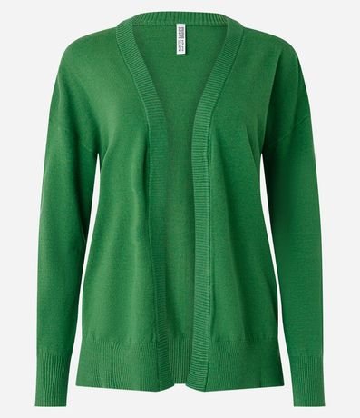 Cardigan Básico en Punto Leve 5
