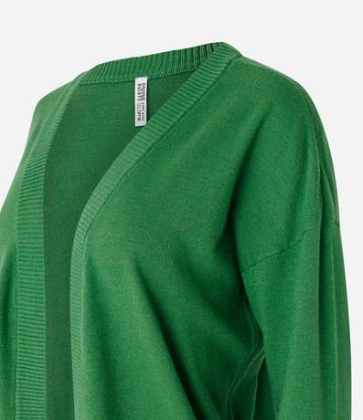 Cardigan Básico en Punto Leve 6