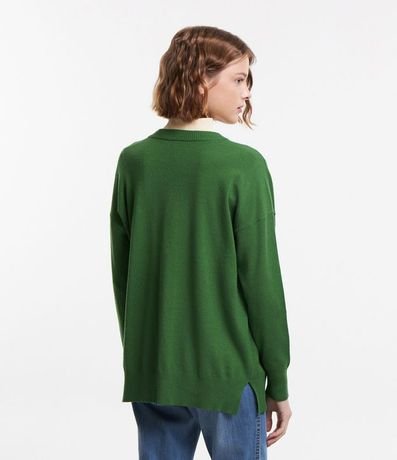 Cardigan Básico en Punto Leve 4