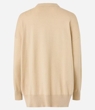 Cardigan Básico en Punto Leve 7