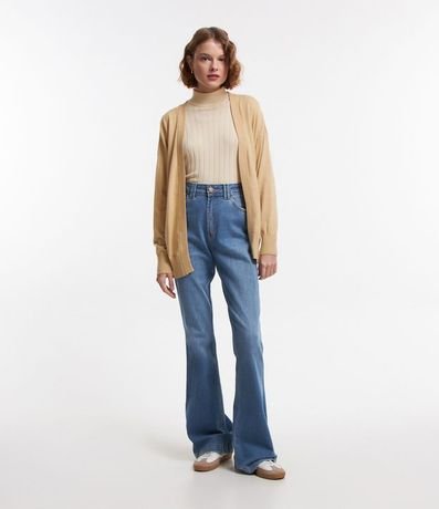 Cardigan Básico en Punto Leve 2