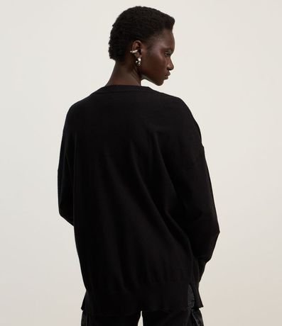 Cardigan Básico en Punto Leve 3